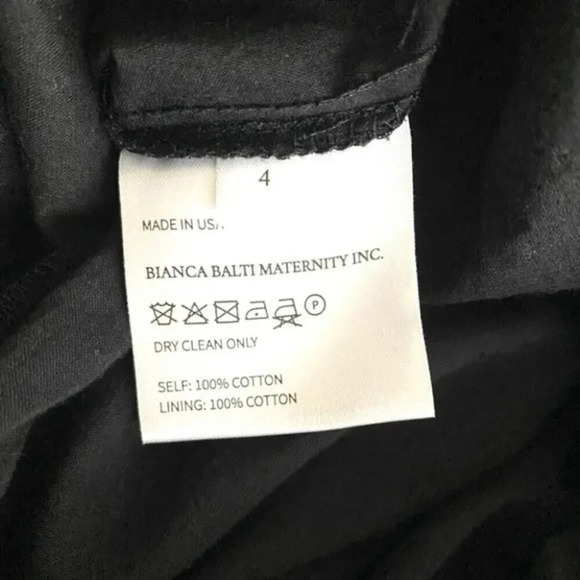 NEW Bianca Balti THE NICHOLS DRESS Black Dot - Picture 8 of 10